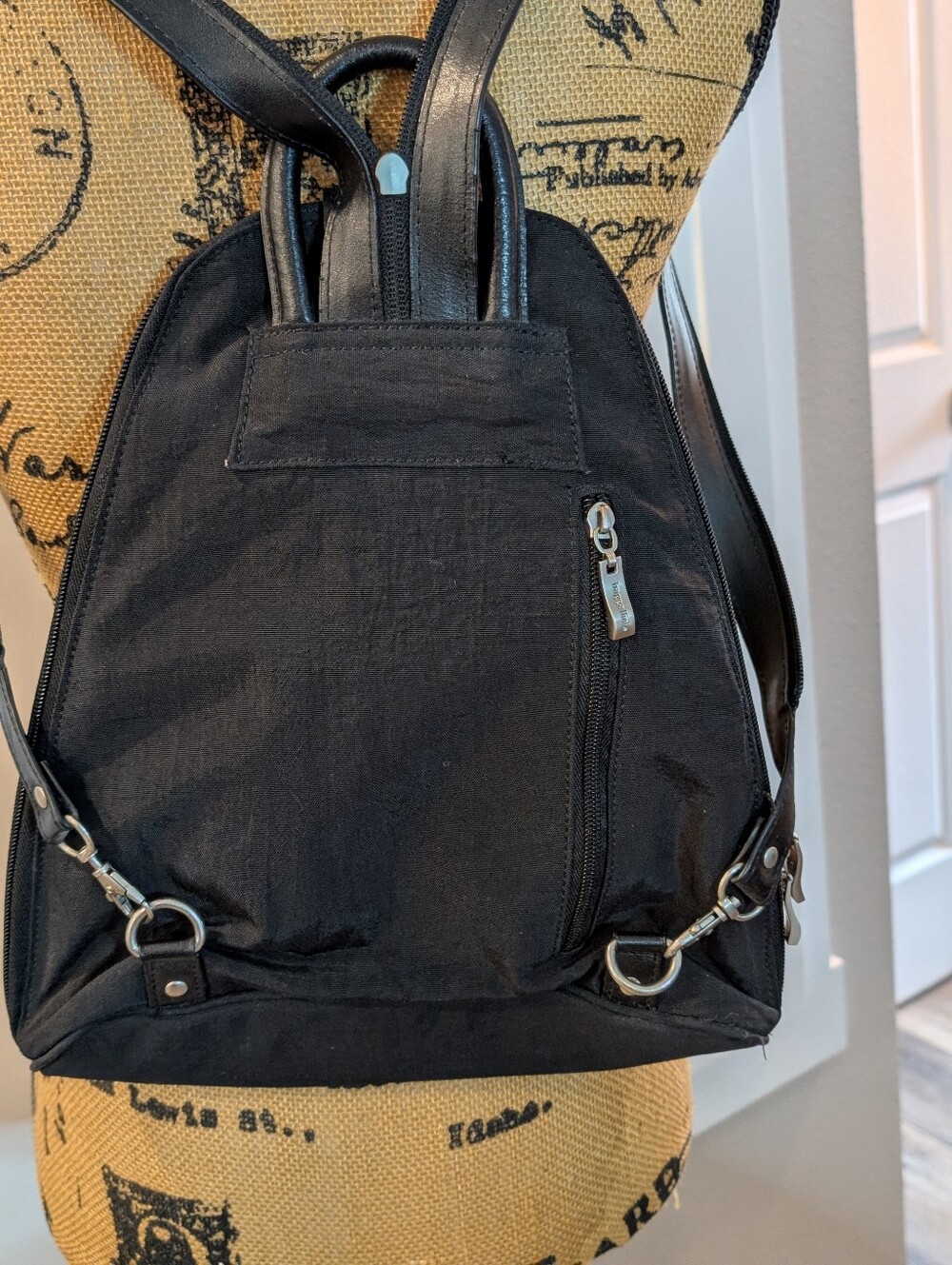 Baggalini Black Metro Backpack - Picture 8 of 10